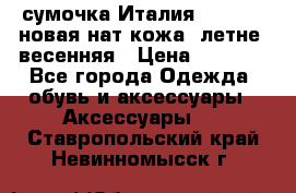 сумочка Италия Terrida  новая нат.кожа  летне -весенняя › Цена ­ 9 000 - Все города Одежда, обувь и аксессуары » Аксессуары   . Ставропольский край,Невинномысск г.